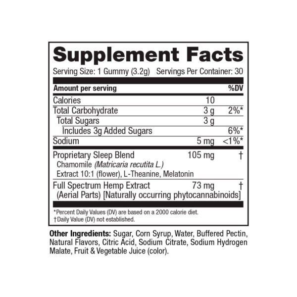 cbdmd, sleep cbd gummies, raspberry, full spectrum, 30ct, 90mg thc + 600mg cbn + 1500mg cbd