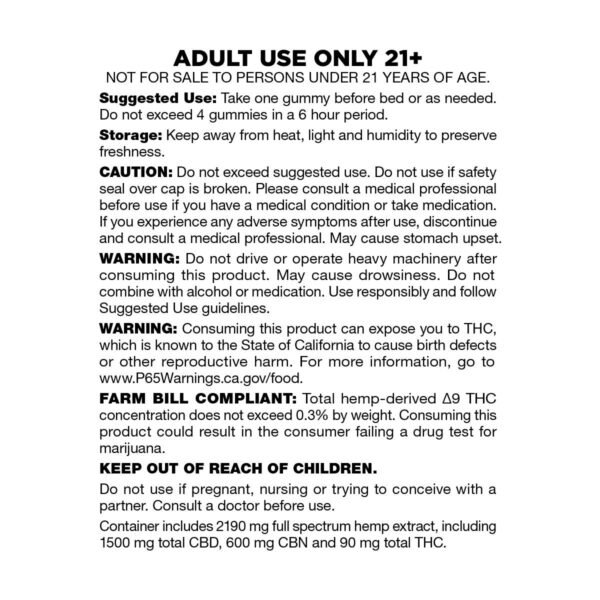 cbdmd, sleep cbd gummies, raspberry, full spectrum, 30ct, 90mg thc + 600mg cbn + 1500mg cbd